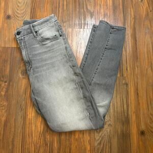 Mother The Looker High-Rise Stretchy Skinny Jeans Gray Color– Size 32